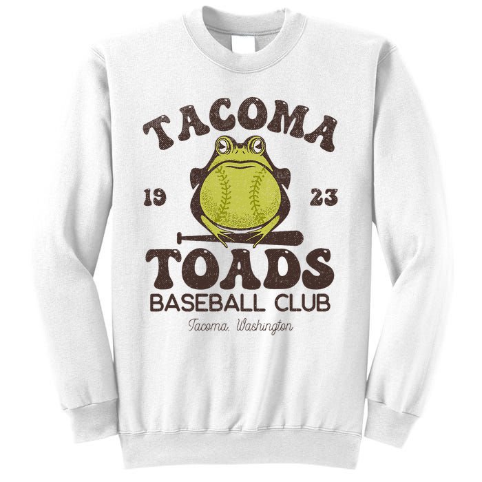 Tacoma Toads Baseball Retro Minor League Baseball Team Sweatshirt