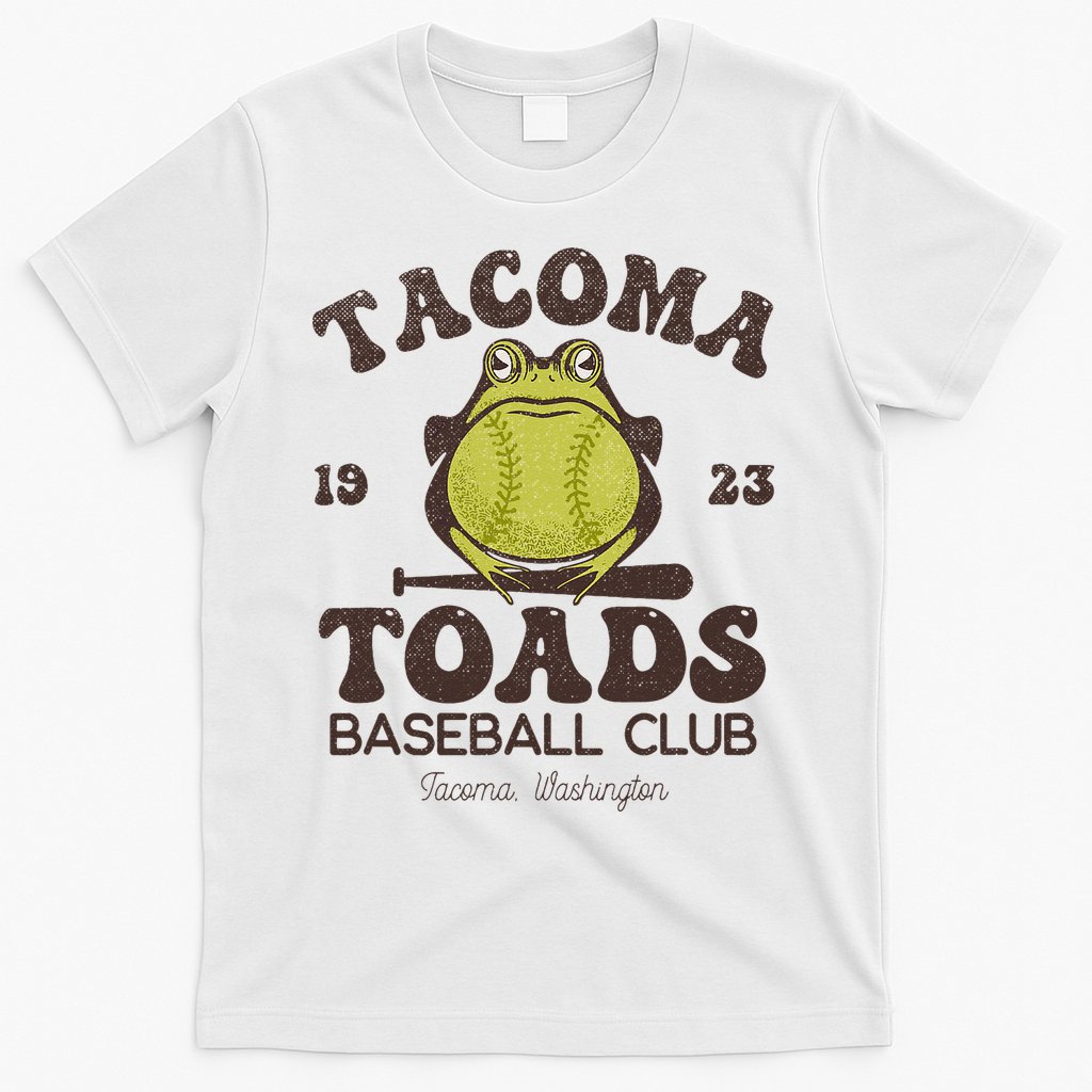 Tacoma Toads Baseball Retro Minor League Baseball Team T-Shirt
