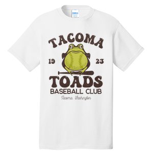 Tacoma Toads Baseball Retro Minor League Baseball Team Tall T-Shirt