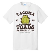 Tacoma Toads Baseball Retro Minor League Baseball Team Tall T-Shirt