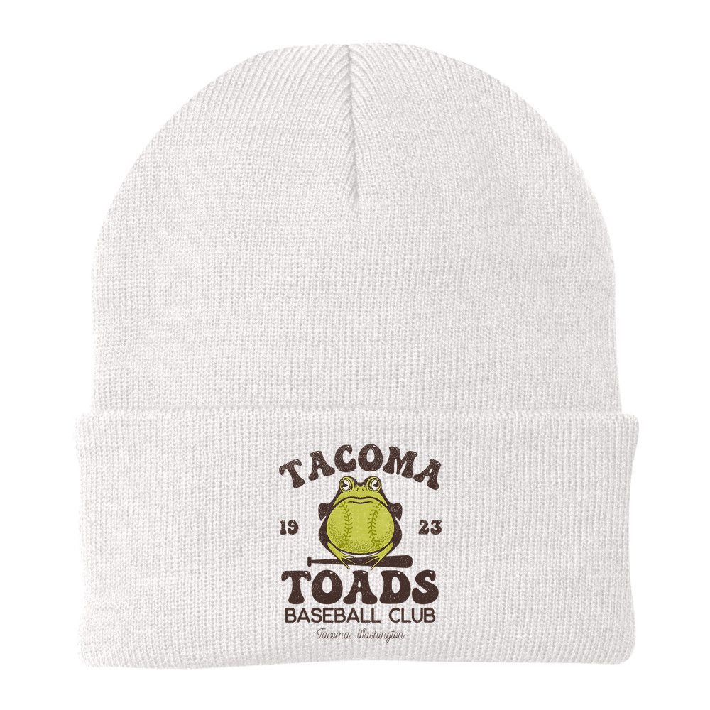 Tacoma Toads Baseball Retro Minor League Baseball Team Beanie
