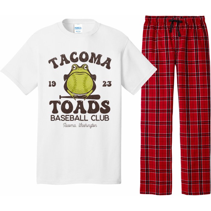 Tacoma Toads Baseball Retro Minor League Baseball Team Pajama Set