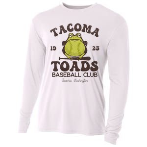 Tacoma Toads Baseball Retro Minor League Baseball Team Cooling Performance Long Sleeve Crew