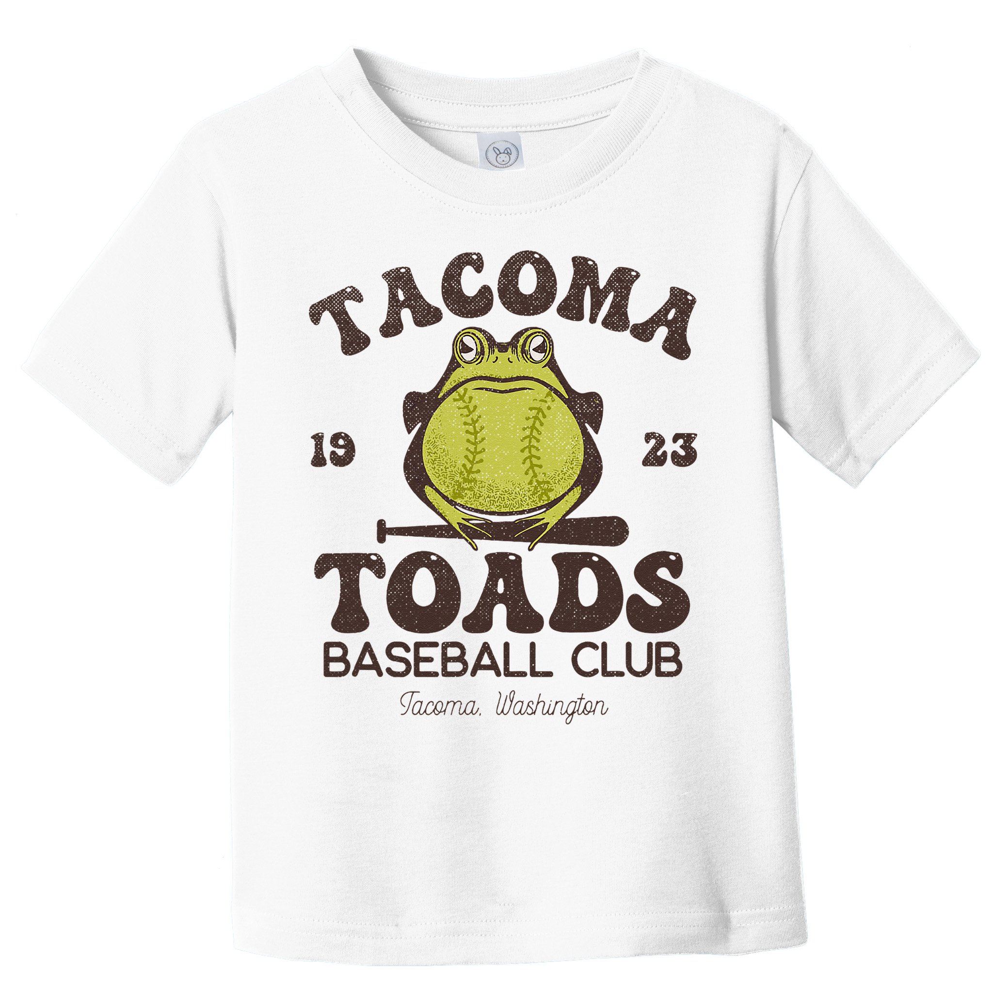 Tacoma Toads Baseball Retro Minor League Baseball Team Toddler T-Shirt