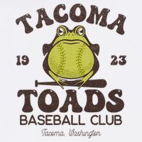 Tacoma Toads Baseball Retro Minor League Baseball Team Toddler T-Shirt