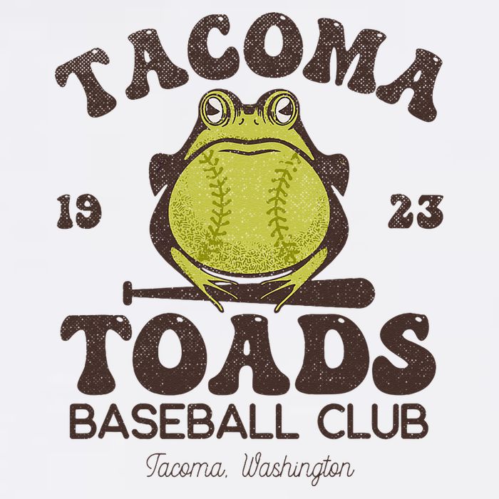 Tacoma Toads Baseball Retro Minor League Baseball Team Toddler T-Shirt