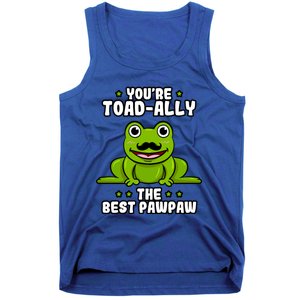 Toadgiftally The Best Pawpaw Frog Lover Toad Grandfather Gift Tank Top