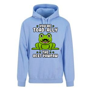 Toadgiftally The Best Pawpaw Frog Lover Toad Grandfather Gift Unisex Surf Hoodie