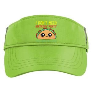 Taco Themed Bday Party Taco Lover I Love Tacos Birthday Adult Drive Performance Visor