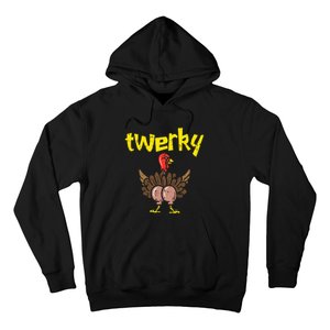 Twerky Turkey Butt Thanksgiving Twerk Dance Pun Hoodie