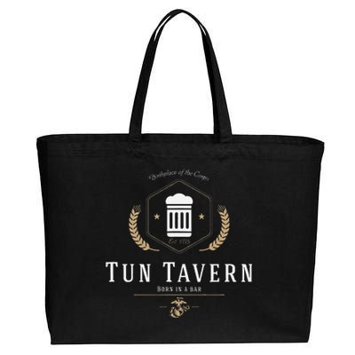 Tun Tavern Birthplace Of The Corps Cotton Canvas Jumbo Tote