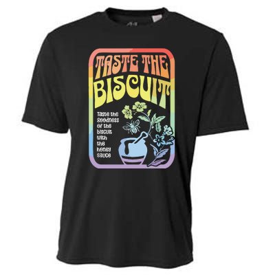 Taste The Biscuit Taste The Goodness Cooling Performance Crew T-Shirt