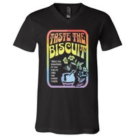 Taste The Biscuit Taste The Goodness V-Neck T-Shirt