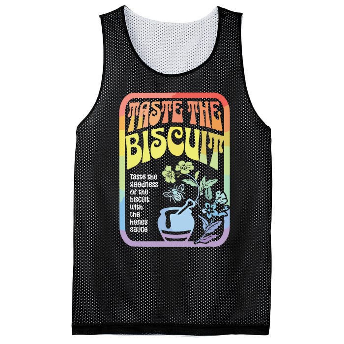 Taste The Biscuit Taste The Goodness Mesh Reversible Basketball Jersey Tank