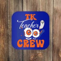 Tk Teacher Boo Crew Ghost Spooky Halloween Tk Squad Matching Meaningful Gift Coaster