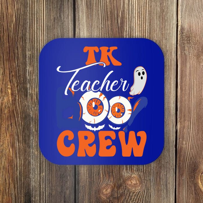 Tk Teacher Boo Crew Ghost Spooky Halloween Tk Squad Matching Meaningful Gift Coaster