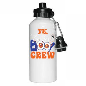 Tk Teacher Boo Crew Ghost Spooky Halloween Tk Squad Matching Meaningful Gift Aluminum Water Bottle