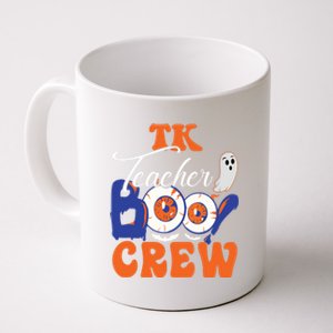 Tk Teacher Boo Crew Ghost Spooky Halloween Tk Squad Matching Meaningful Gift Coffee Mug