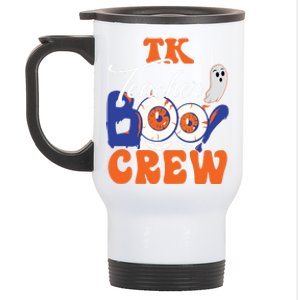 Tk Teacher Boo Crew Ghost Spooky Halloween Tk Squad Matching Meaningful Gift Stainless Steel Travel Mug