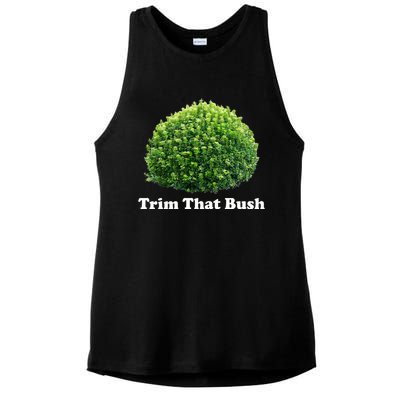 Trim That Bush Ladies PosiCharge Tri-Blend Wicking Tank