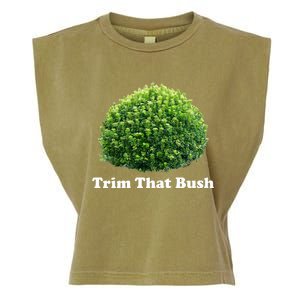 Trim That Bush Garment-Dyed Women's Muscle Tee