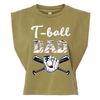 TBall Tee Ball Dad Baseball Dad Game Day Father's Day Garment-Dyed Women's Muscle Tee