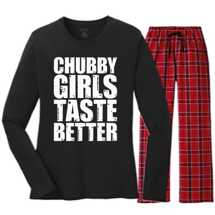 Thick Taste Better Thick Taste Better Women's Long Sleeve Flannel Pajama Set 