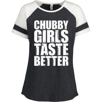 Thick Taste Better Thick Taste Better Enza Ladies Jersey Colorblock Tee