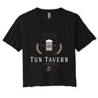 Tun Tavern Birthplace Of The Corps Women's Crop Top Tee