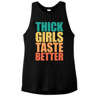 Thick Taste Better Thick Taste Better Ladies PosiCharge Tri-Blend Wicking Tank