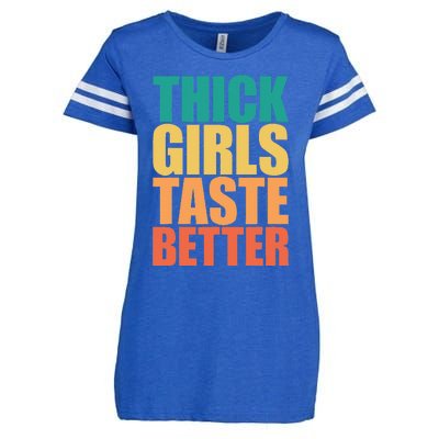 Thick Taste Better Thick Taste Better Enza Ladies Jersey Football T-Shirt