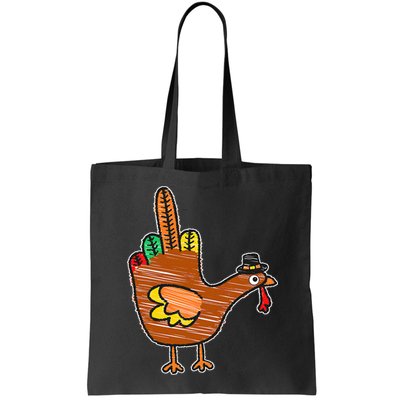Thanksgiving Turkey Bird Middle Finger Bag