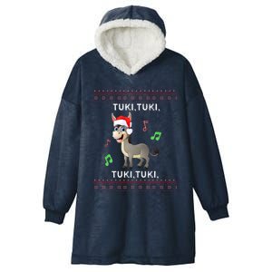 Tuki Tuki Burrito Sabanero Navidad Christmas Cute And Fun  Hooded Wearable Blanket