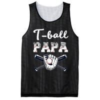 TBall Tee Ball Papa Baseball Dad gift Father's Day Mesh Reversible Basketball Jersey Tank