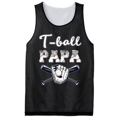 TBall Tee Ball Papa Baseball Dad gift Father's Day Mesh Reversible Basketball Jersey Tank