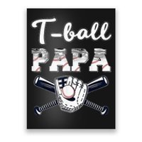 TBall Tee Ball Papa Baseball Dad gift Father's Day Poster