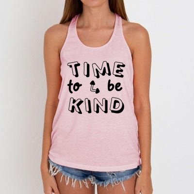 Time To Be Kind Women's Knotted Racerback Tank