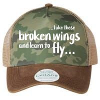 Take These Broken Wings And Learn To Fly Legacy Tie Dye Trucker Hat