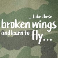 Take These Broken Wings And Learn To Fly Legacy Tie Dye Trucker Hat
