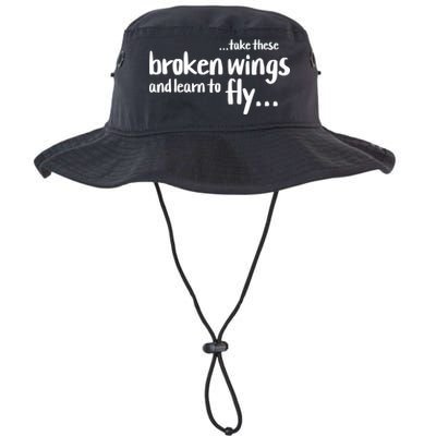 Take These Broken Wings And Learn To Fly Bucket Hat