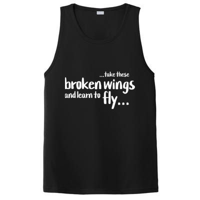 Take These Broken Wings And Learn To Fly PosiCharge Competitor Tank