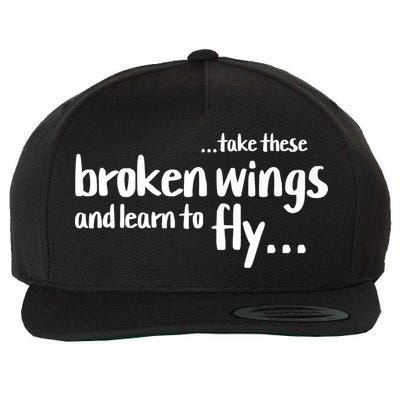 Take These Broken Wings And Learn To Fly Wool Snapback Cap