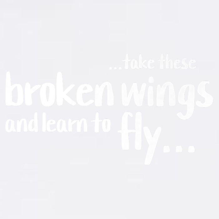 Take These Broken Wings And Learn To Fly Garment-Dyed Sweatshirt