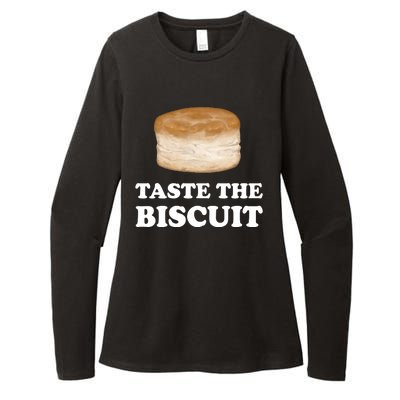 Taste The Biscuit Womens CVC Long Sleeve Shirt