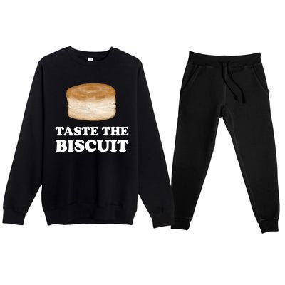 Taste The Biscuit Premium Crewneck Sweatsuit Set