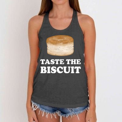 Taste The Biscuit Women's Knotted Racerback Tank