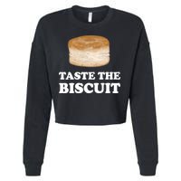 Taste The Biscuit Cropped Pullover Crew