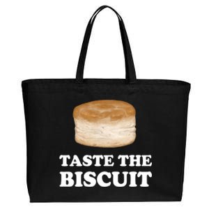 Taste The Biscuit Cotton Canvas Jumbo Tote