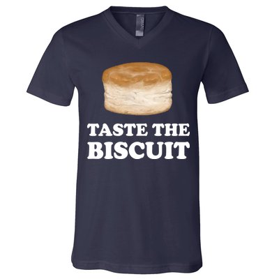 Taste The Biscuit V-Neck T-Shirt
