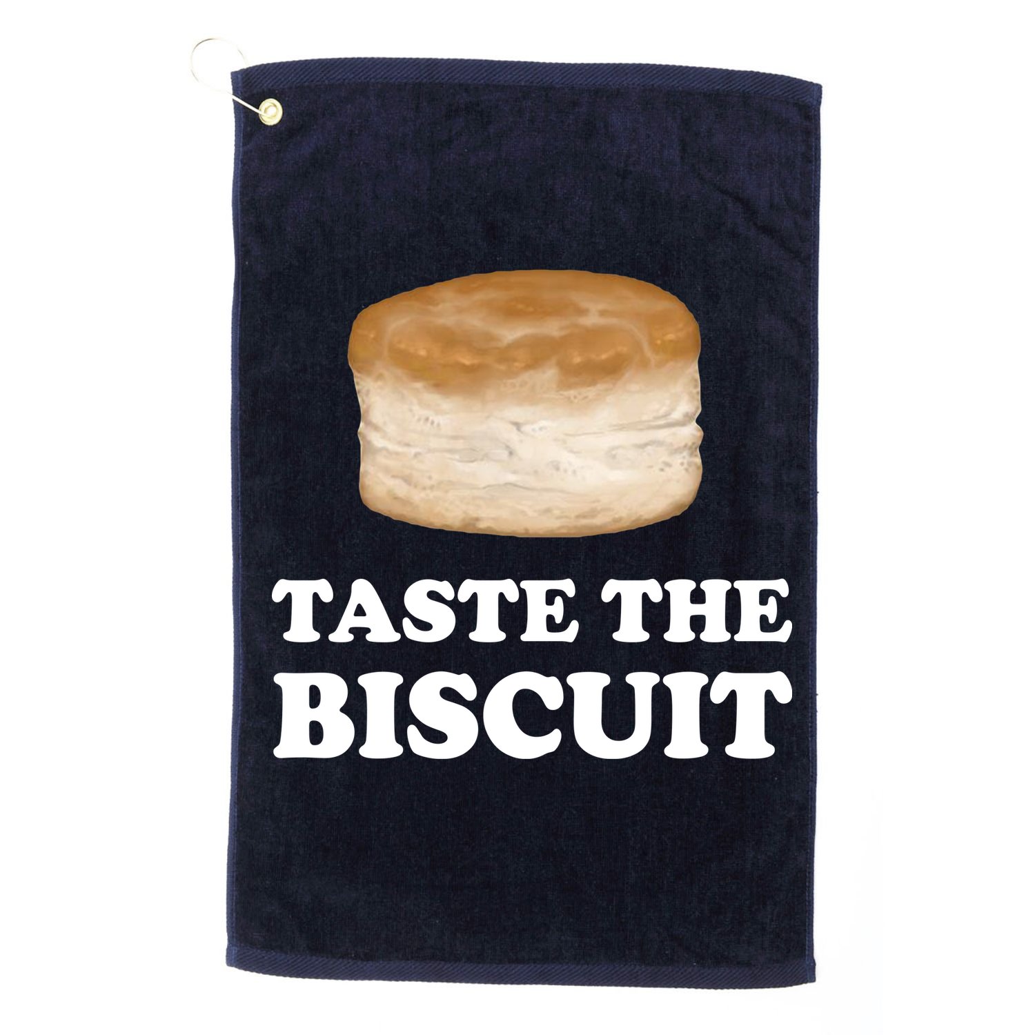 Taste The Biscuit Golf Towel